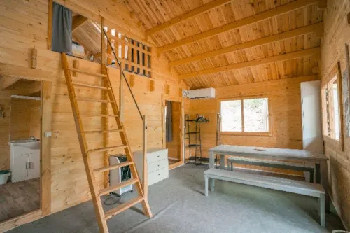 Huuraccommodatie(s) - Chalet Drumana N°32 - image n°5 - CAMPING LA COMBE D'OYANS