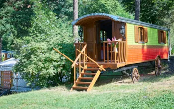Mietunterkunft - Planwagen Tsigane 18M² - Camping Le Reclus