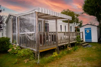 Mietunterkunft - Mobile Home Estival Standard - 3 Zimmer - Camping Le Kervastard
