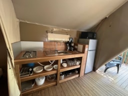 Alojamiento - Lodge Tent 2 Bedrooms Comfort - Camping le Kervastard