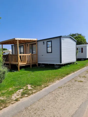 Mietunterkunft - Mobilheim Estival Komfort - 2 Zimmer - Camping Le Kervastard