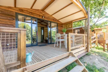 Location - Chalet Victoria 1 Chambre - Camping de la Haute Sioule