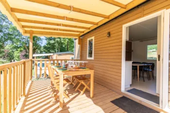 Location - Mobil Home 2 Chambres - Camping de la Haute Sioule