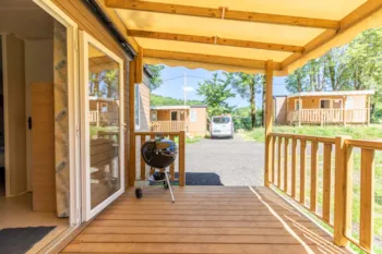 Location - Mobil Home 3 Chambres - Camping de la Haute Sioule