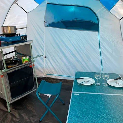 Tente Équipée — Pack 2 Personnes