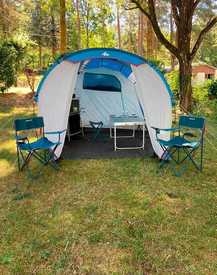 Tente Équipée — Pack 2 Personnes