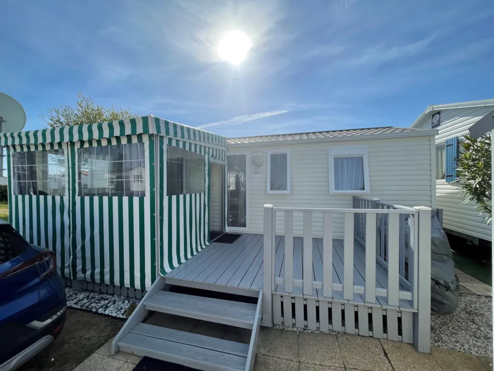 Location - Mobil-Home 3 Chambres Confort - Résident - - Camping Les Marsouins