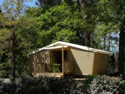 Huuraccommodatie(s) - Toile Filante - 2 Slaapkamers + Terras - Camping Les Pins de Sel 