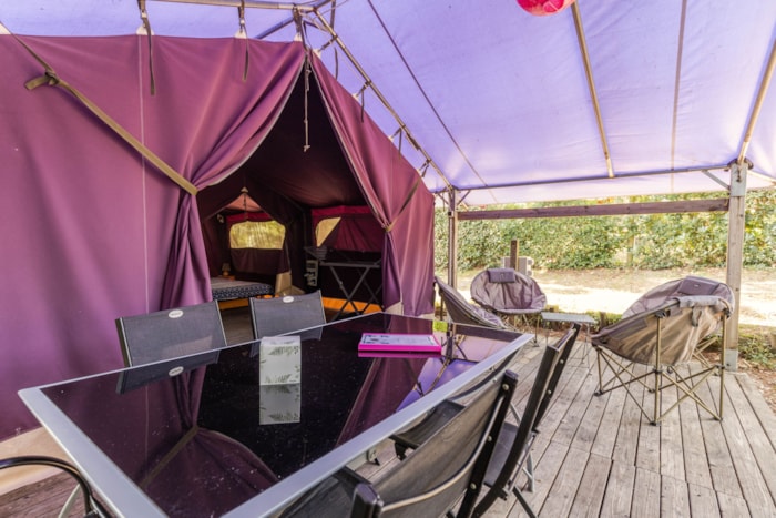 Tente Lodge - 2 Chambres + Terrasse Couverte