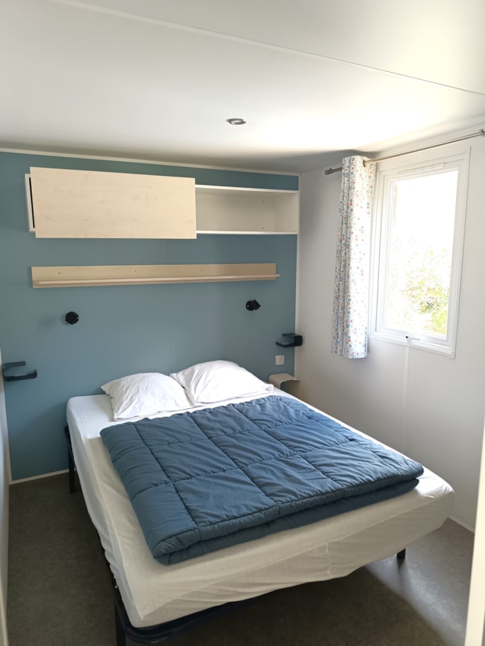 Mobil-Home Confort 26M² - 2 Chambres + Terrasse + Clim