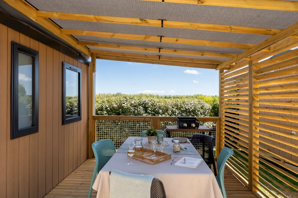 Location - Mobil-Home Premium - 3 Chambres - ROMANEE Fort Espagnol