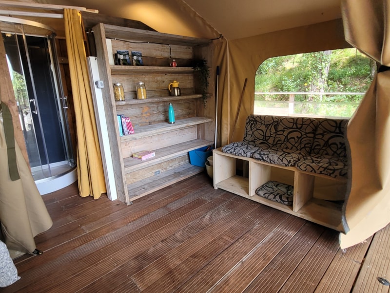Ungewöhnliche Unterkunft premium - Bali-Zelt 2 Zimmer - mit Sanitäranlage -