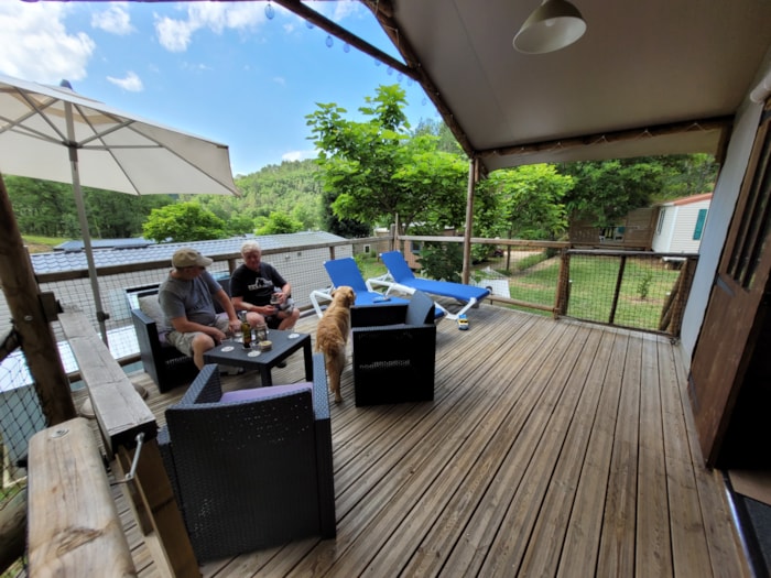 Insolite Premium - Cabane Lodge Africa 2 Chambres - Avec Sanitaire -