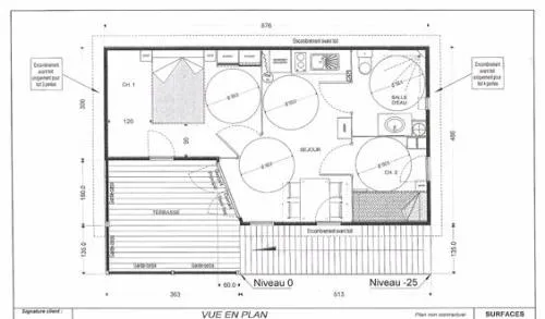 Chalet Confort Premium 35 M² (2 Chambres) + Terrasse Couverte - Adapté Pour Les Personnes À Mobilité Réduite