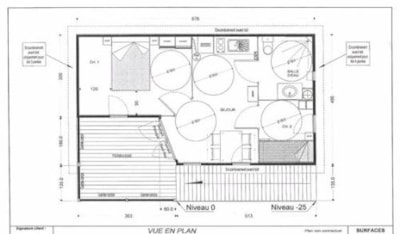 Chalet confort PREMIUM 35 m² (2 Bedrooms) + sheltered terrace - adapted to the people with reduced mobility