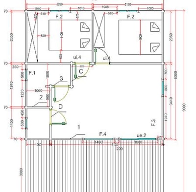 Gîte Trappeur Duplex 52m² (3 bedrooms - 1 bathroom) + 20m² terrace