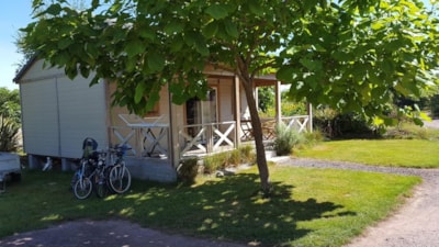 Chalet confort PREMIUM 35 m² (2 Bedrooms - 2 bathrooms) + sheltered terrace