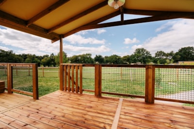 Lodge Cabin VIP 43m² (2 bedrooms - 1 bathroom) incl. covered terrace