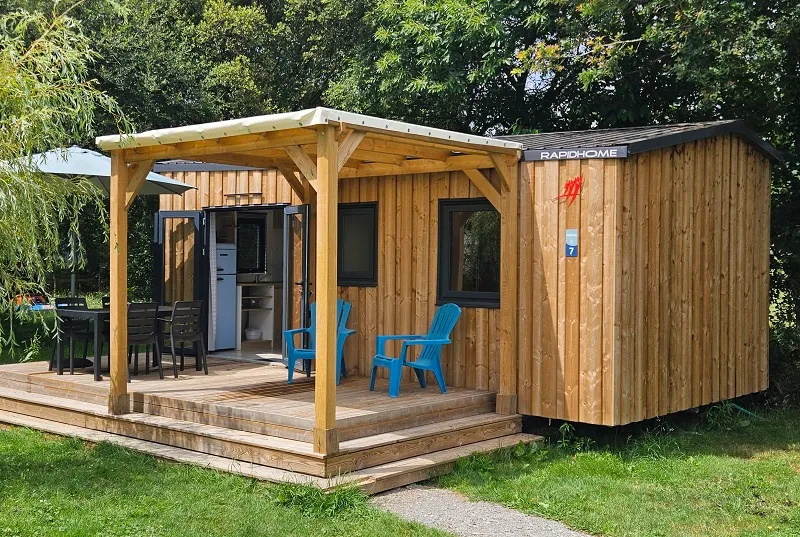 Cabanon 24M² (2 Chambres - 1 Sdb) + Terrasse Semi-Couverte 16.5Cm²