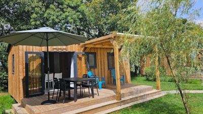 Cabanon Confort 24m² (2 bedrooms - 1 bathroom) + 16.5cm² semi-covered terrace