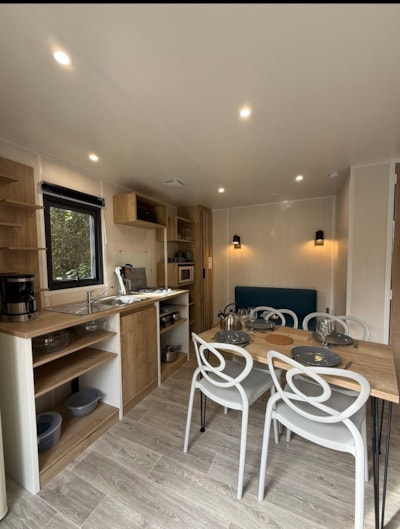 Cabanon Confort 24m² (2 bedrooms - 1 bathroom) + 16.5cm² semi-covered terrace