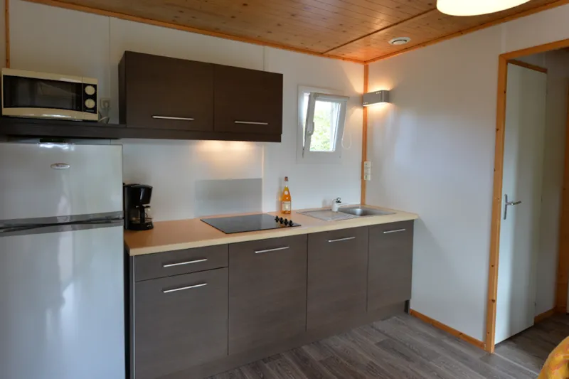 Chalet Confort Premium 33 M² (2 Chambres - 1 Sdb) + Terrasse Couverte