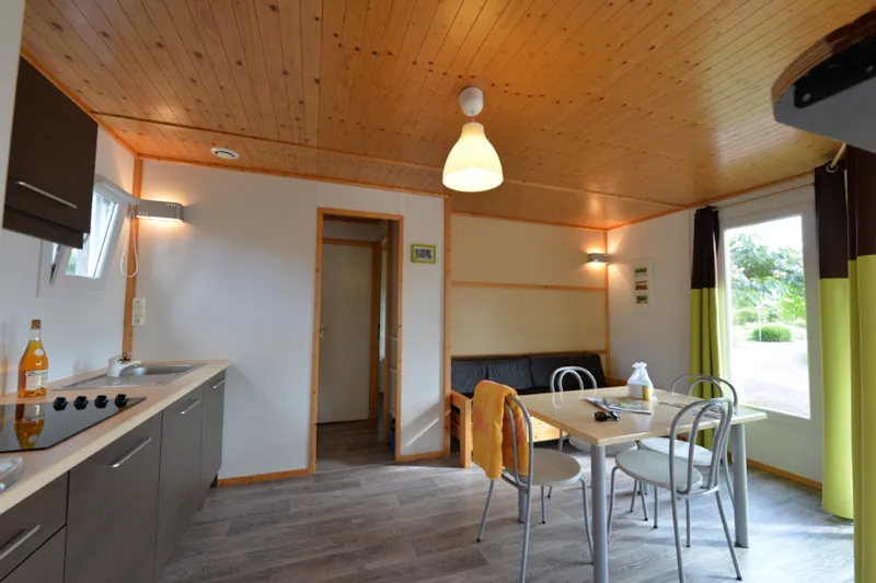 Chalet Confort Premium 33 M² (2 Chambres - 1 Sdb) + Terrasse Couverte