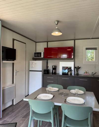 Chalet confort PREMIUM - 33 m² (2 bedrooms - 1 bathroom) + covered terrace