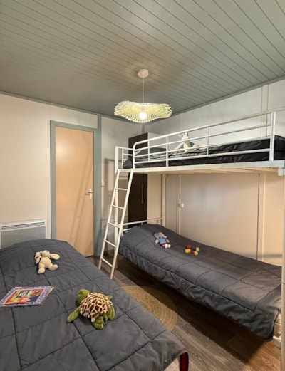 Chalet confort PREMIUM 35 m² (2 Bedrooms - 2 bathrooms) + sheltered terrace