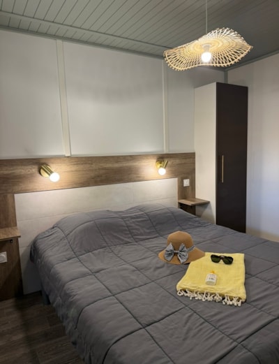 Chalet confort PREMIUM 35 m² (2 Bedrooms - 2 bathrooms) + sheltered terrace