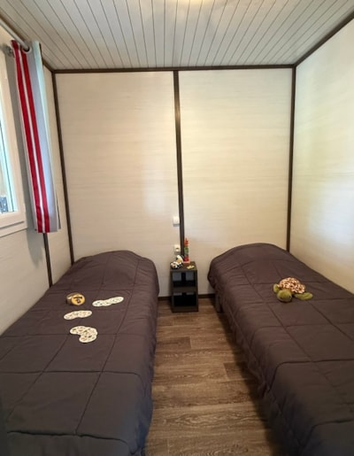 Chalet confort PREMIUM - 28 m² (2 bedrooms - 1 bathroom) + covered terrace
