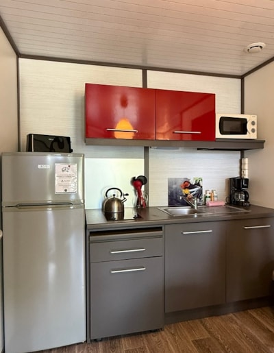 Chalet confort PREMIUM - 28 m² (2 bedrooms - 1 bathroom) + covered terrace