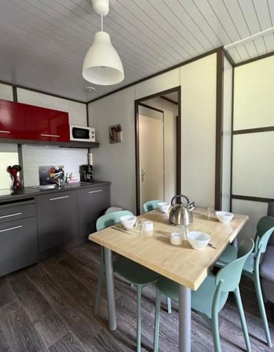 Chalet confort PREMIUM - 28 m² (2 bedrooms - 1 bathroom) + covered terrace