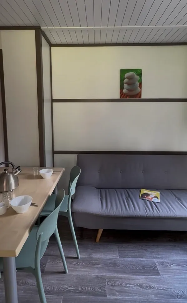 Chalet Confort Premium 28 M² (2 Chambres - 1 Sdb) + Terrasse Couverte