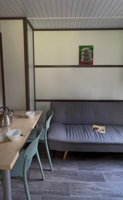 Chalet confort PREMIUM - 28 m² (2 bedrooms - 1 bathroom) + covered terrace