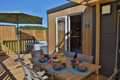 TAOS (3 bedrooms - 2 bathrooms - Air conditioner) 40M² + semi-covered terrace + SPA