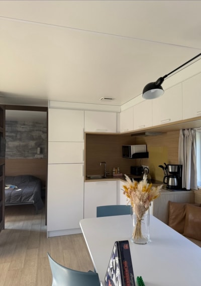 TAOS (3 bedrooms - 2 bathrooms - Air conditioner) 40M² + semi-covered terrace + SPA