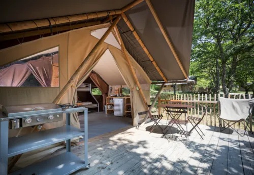 Location - Tente Trappeur - image n°2 - Huttopia Dieulefit