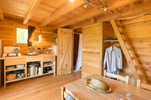 Huuraccommodatie(s) - Cahutte - image n°3 - Huttopia Dieulefit