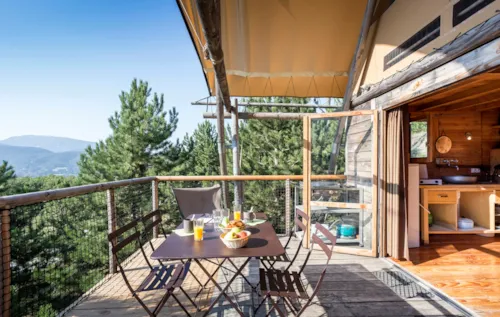 Huuraccommodatie(s) - Cahutte - image n°8 - Huttopia Dieulefit