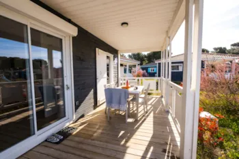 Mietunterkunft - Hütte Sally - 3 Schlafzimmer - - Camping L'Hippocampe - Les Chalets de la Mer