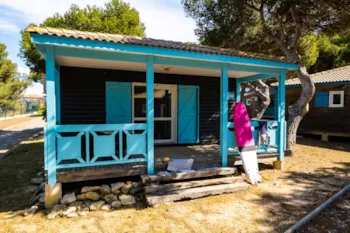 Mietunterkunft - Hütte Océane - 2 Schlafzimmer - - Camping L'Hippocampe - Les Chalets de la Mer