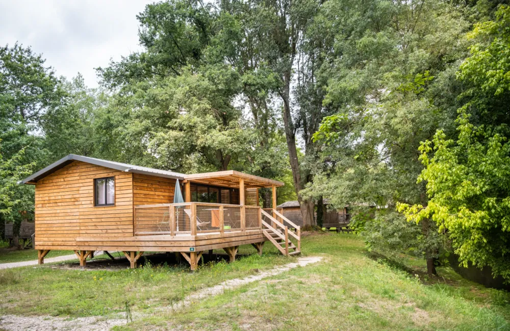 Accommodation - Chalet Portland Riverside - Huttopia Les Châteaux
