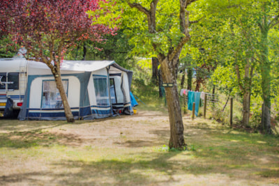 Campingpitch including 2 people, electricity and car