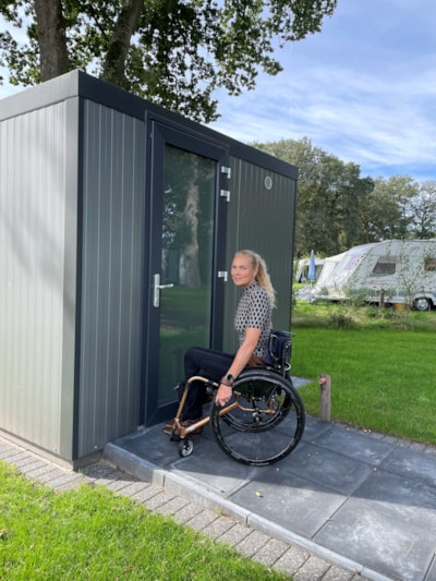 comfort pitch with private sanitary facilities for disabled people — 1
