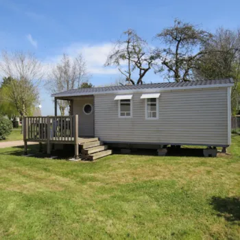 Mietunterkunft - Mobilheim Confort 31M² - (6Pers) 3 Zimmer + Halbbedeckte Terrasse - Flower Camping Le Haut Dick