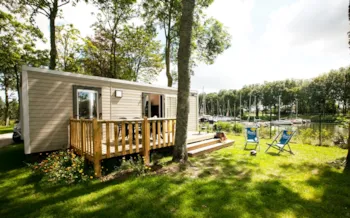 Mietunterkunft - Mobil-Home Premium 23M² - 1 Schlafzimmer - Badezimmer Separates Wc - Terrasse - Tv - Flower Camping Le Haut Dick
