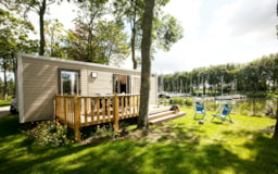 Huuraccommodatie(s) - Mobile Home Premium 23M² - 1Bed - Badkamer Wc Gescheiden - Terras - Tv - Flower Camping Le Haut Dick