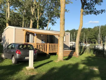 Mietunterkunft - Mobilheim Premium - 34M² - 2 Schlafzimmer + 2 Bäder + Terrasse - Flower Camping Le Haut Dick