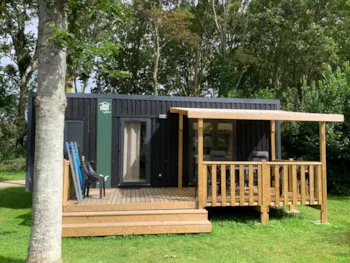 Mietunterkunft - Homeflower Premium 29M² (4Pers) 2Ch + Sdb + Wc+Tv+Dishwasher-Port View - Flower Camping Le Haut Dick